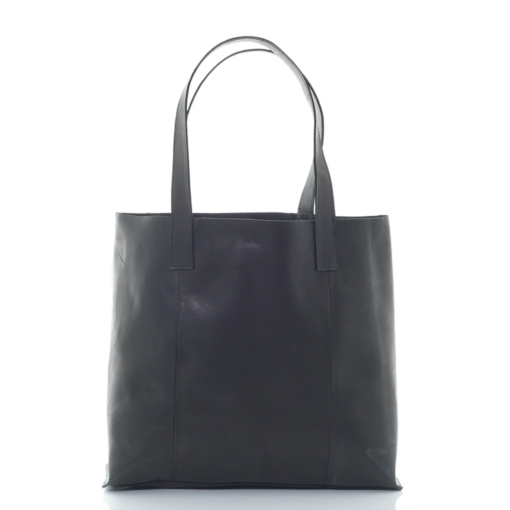 Дамска чанта от естествена кожа модел ESTER nero